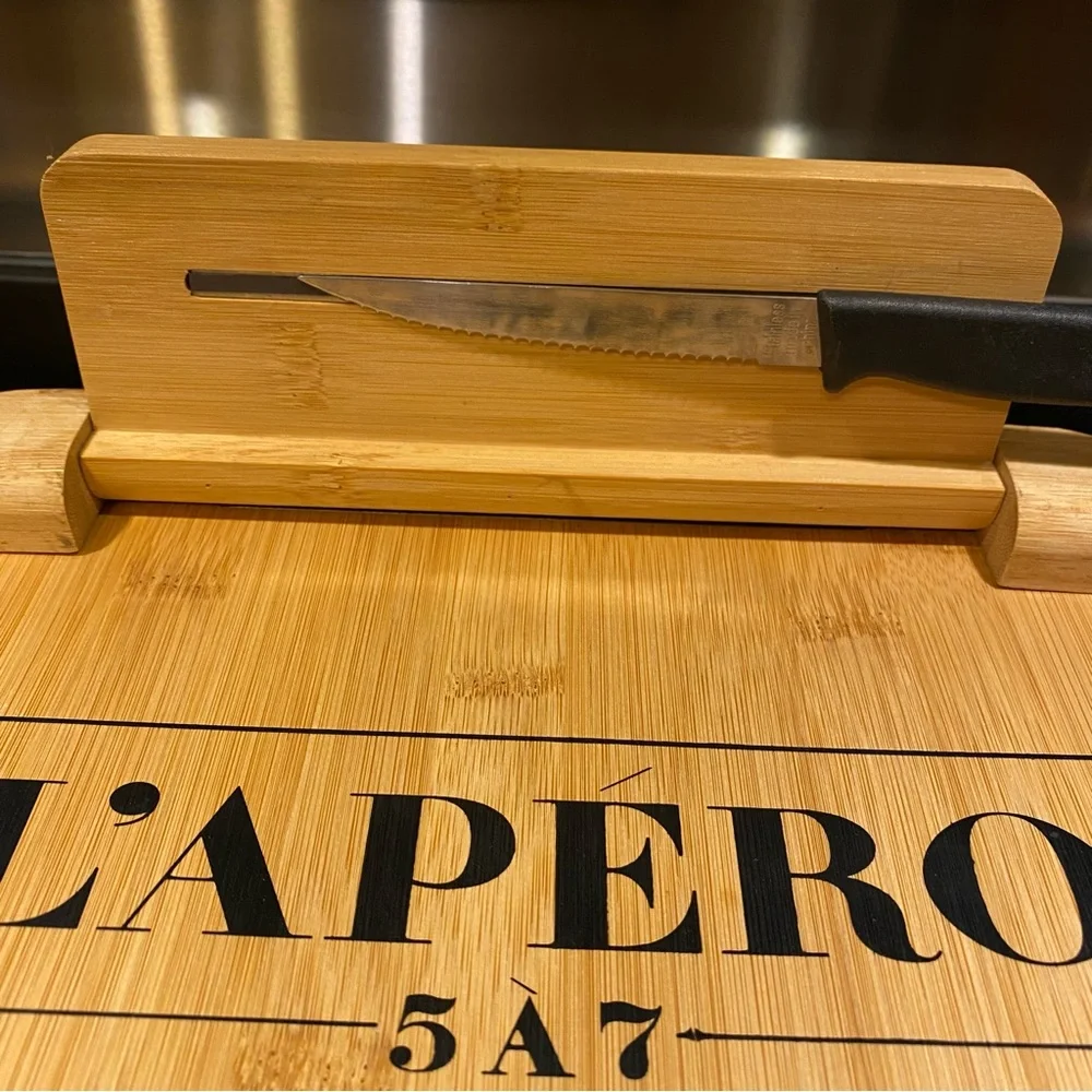 Bamboo L'APERO Kitchen Cutting Board - Picture 4 of 10